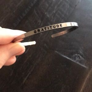 🌟3/$30 MantraBand Silver Gratitude
